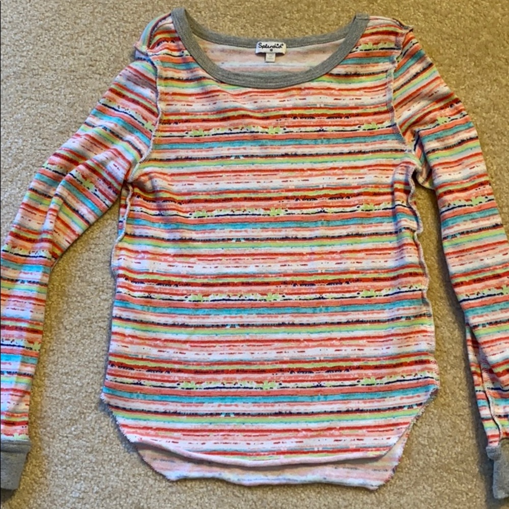 Splendid girls size 10 long sleeve shirt